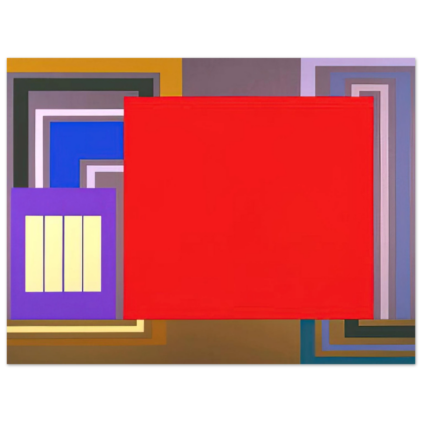 Peter Halley - Power User - 1995 75x100 cm / 30x40inches Fine Art Poster