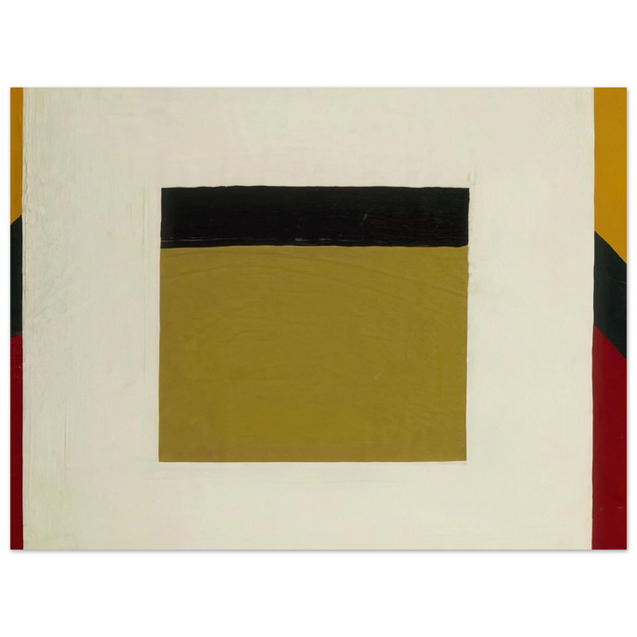 Al Held - White Square 75x100 cm / 30x40inches Fine Art Poster