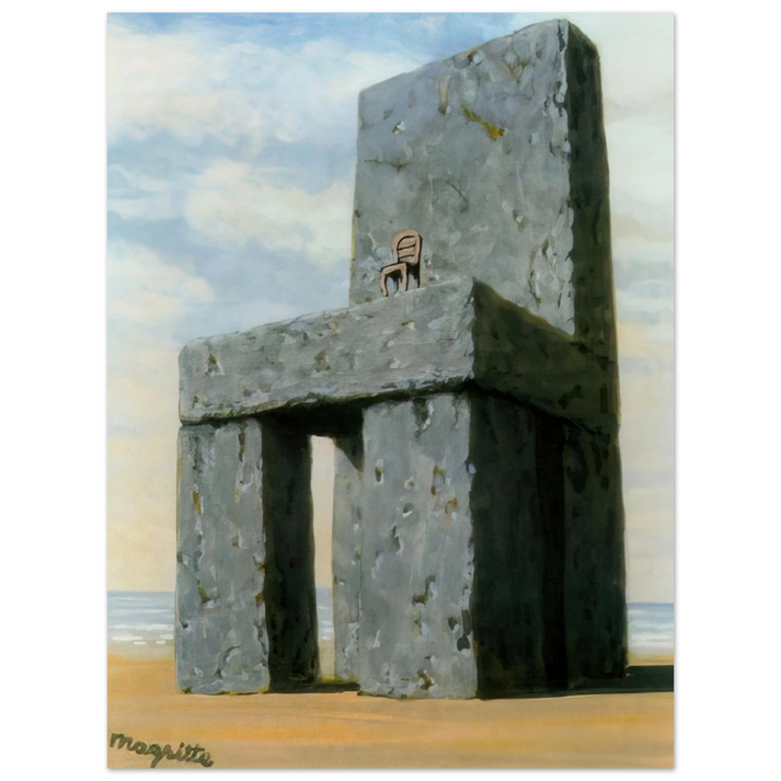Rene Magritte - THE LEGEND OF THE CENTURIES 1950 75x100 cm / 30x40inches Fine Art Poster