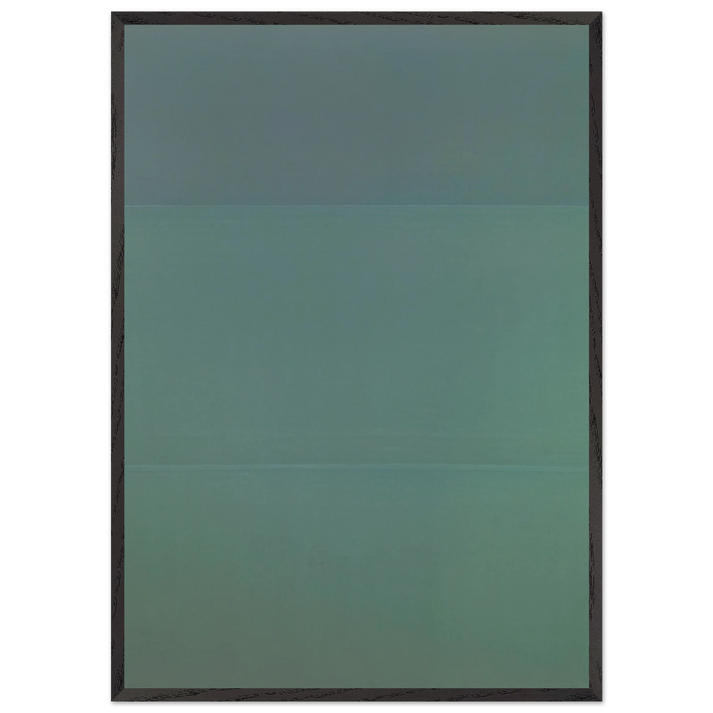UNTITLED 1968 N1 - Blinky Palermo 70x100 cm / 28x40 inches Framed Art Print – Black Wooden Frame