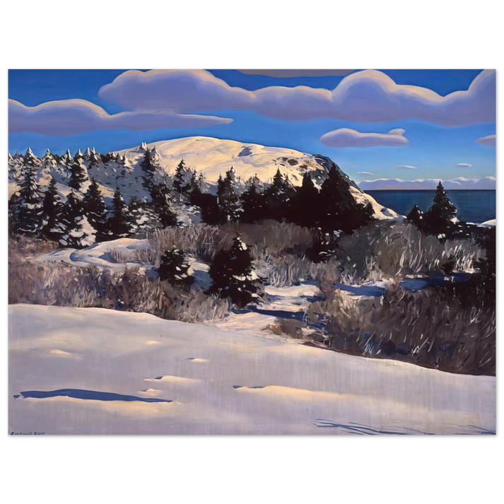 Rockwell Kent - Maine Headland, Winter 75x100 cm / 30x40inches Fine Art Poster