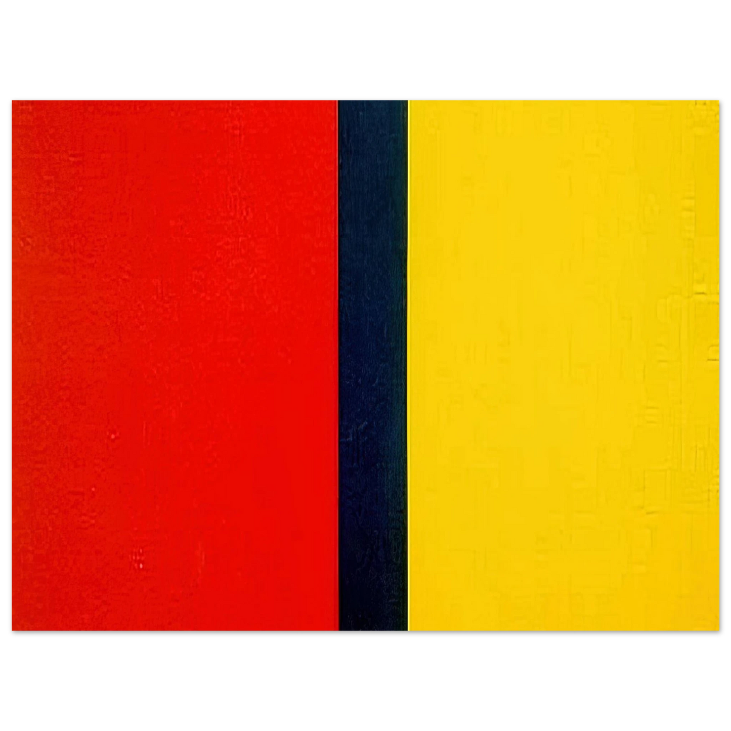 Barnett Newman - Who's Afraid of Red, Yellow, and Blue IV 75x100 cm / 30x40inches Fine Art Poster