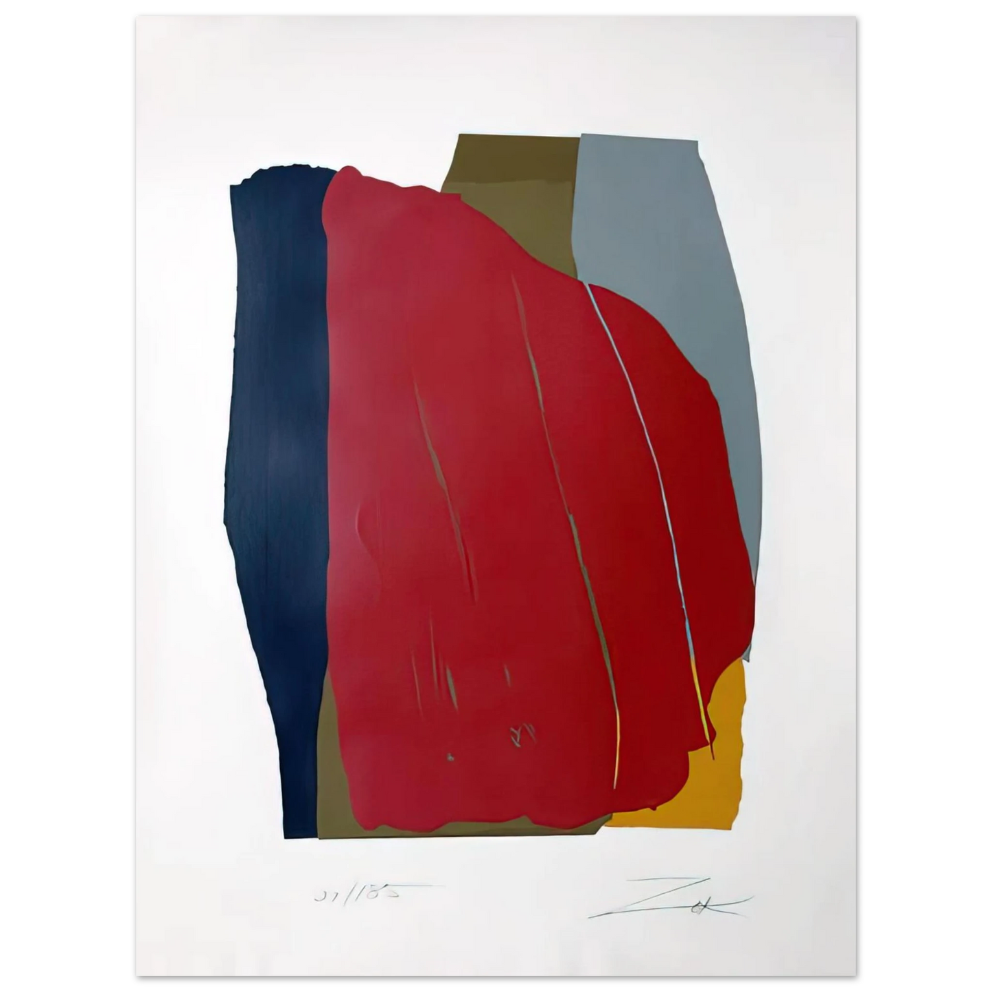 Larry Zox - Odon I - 1981 75x100 cm / 30x40inches Fine Art Poster