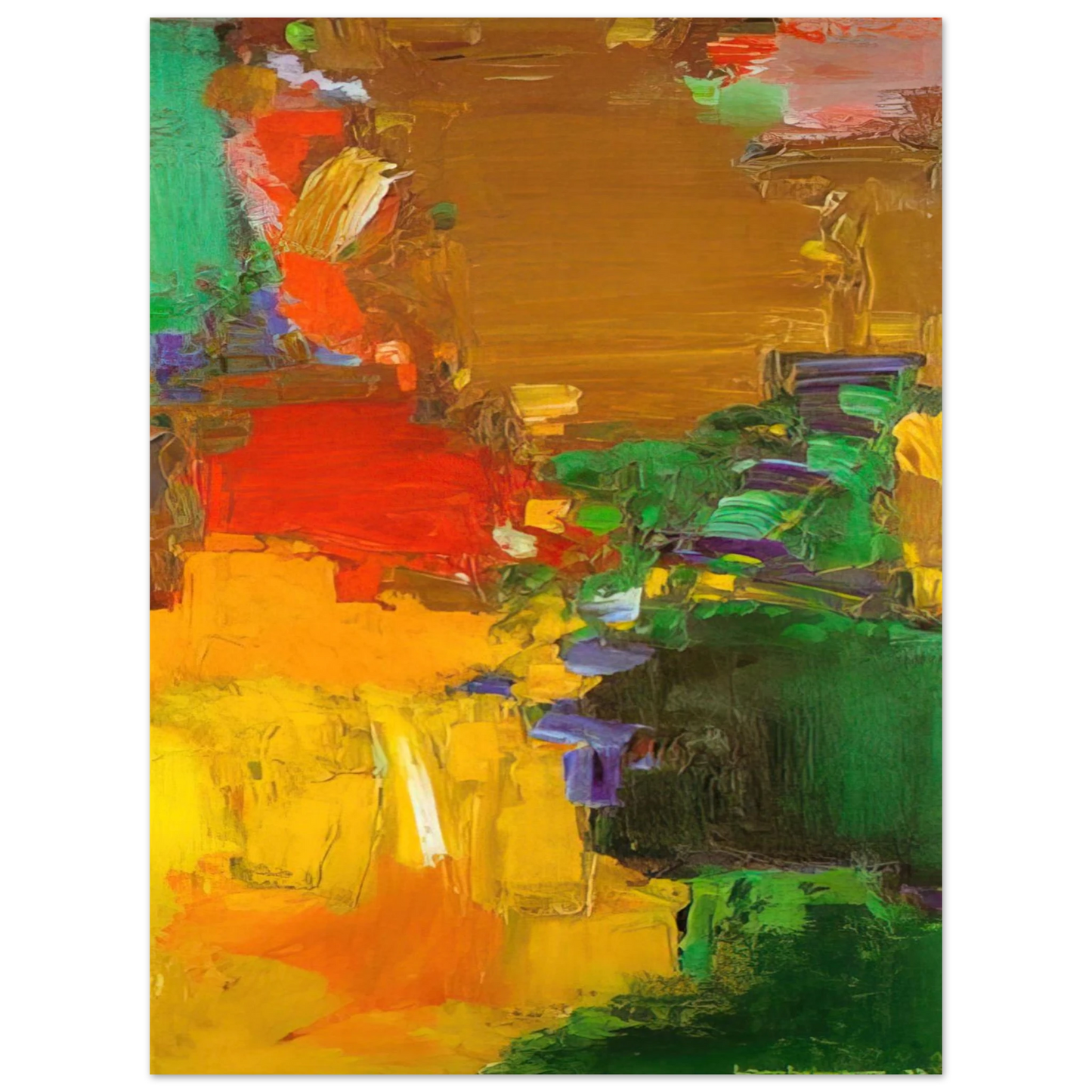 Hans Hofmann - Rhapsody 75x100 cm / 30x40inches Fine Art Poster