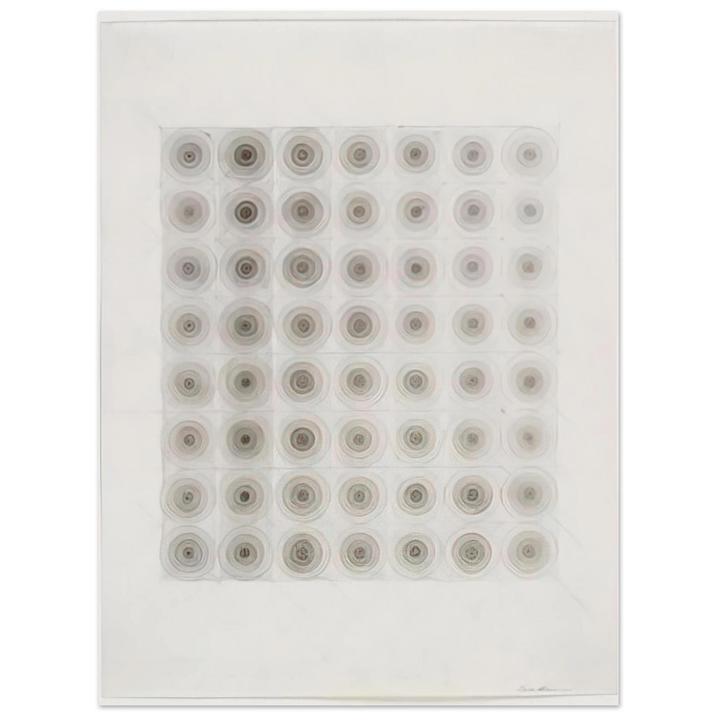 Eva Hesse - UNTITLED 1966 75x100 cm / 30x40inches Fine Art Poster