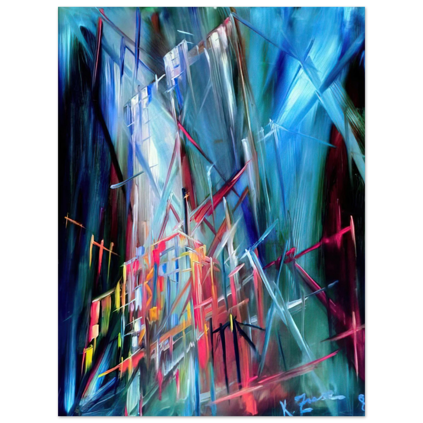 Konrad Zuse - Fantasy 75x100 cm / 30x40inches Fine Art Poster