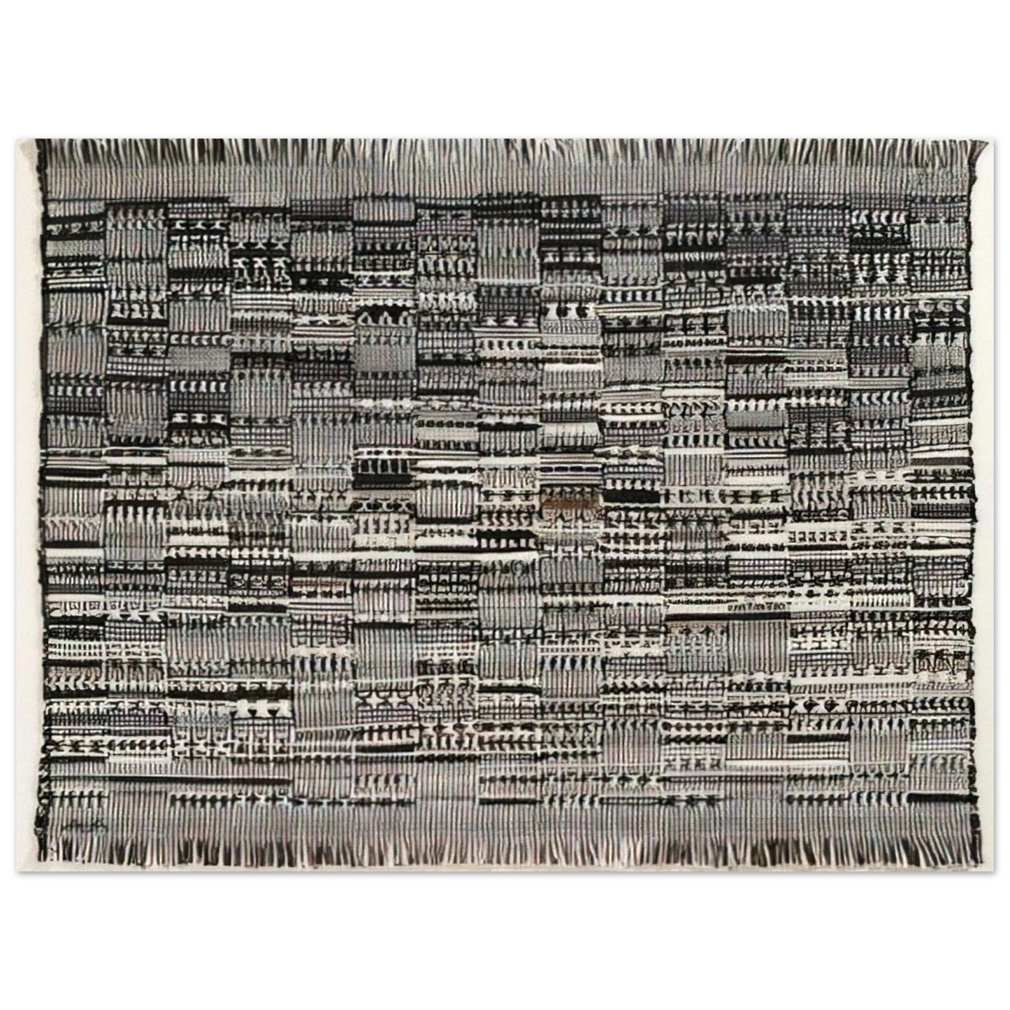 Anni Albers - OPEN LETTER 1958 75x100 cm / 30x40inches Fine Art Poster