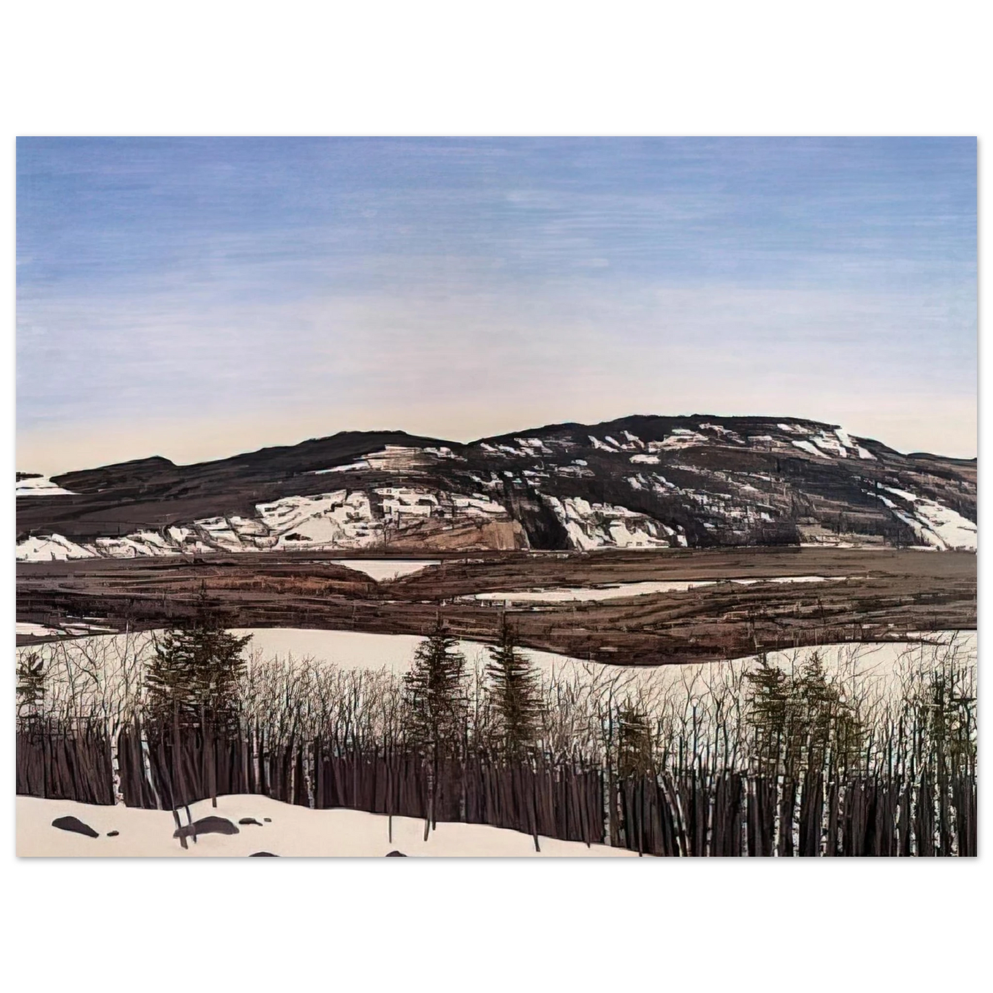 Neil Welliver - Hope to Megunticook - 1992 75x100 cm / 30x40inches Fine Art Poster