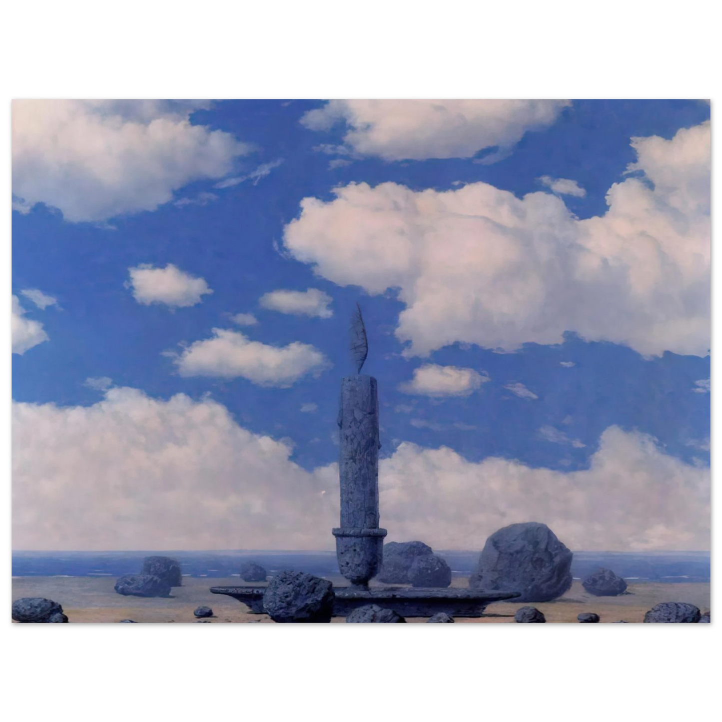 Rene Magritte - SOUVENIR FROM TRAVELS 75x100 cm / 30x40inches Fine Art Poster