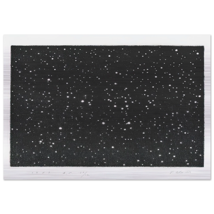 MOUNT HOLYOKE 1987 - Vija Celmins Brushed Aluminum Print - 70x100 cm / 28x40 inches | Vija Celmins Aluminum Print | Vija Celmins Prints