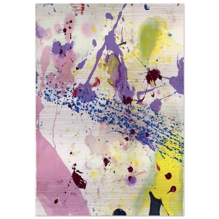 Untitled SF 90-342 - Sam Francis Brushed Aluminum Print - 70x100 cm / 28x40 inches | Sam Francis Aluminum Print | Sam Francis Prints