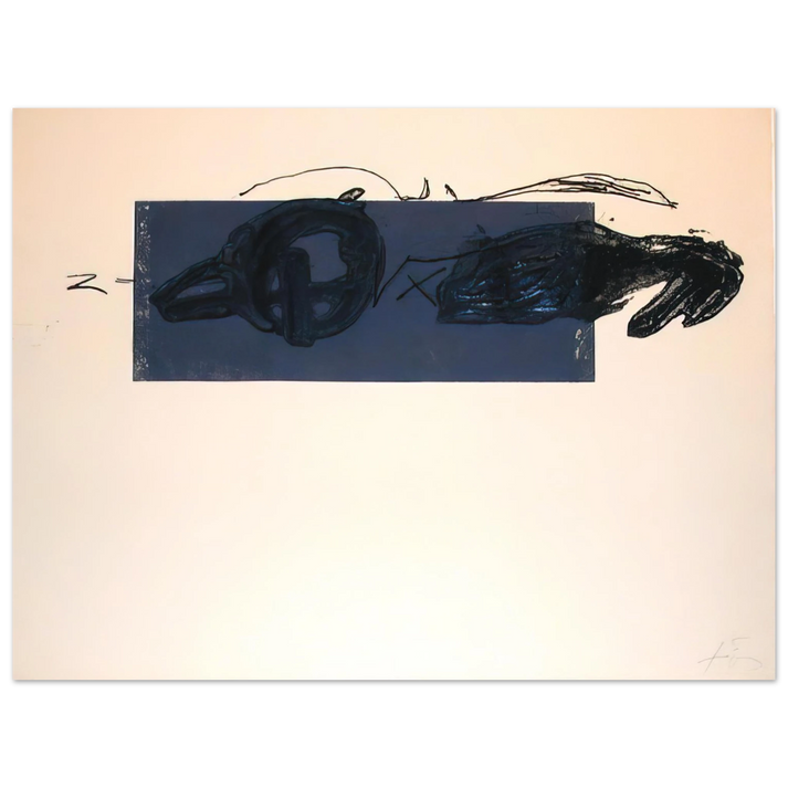 Antoni Tapies - Z 1981 75x100 cm / 30x40inches Fine Art Poster