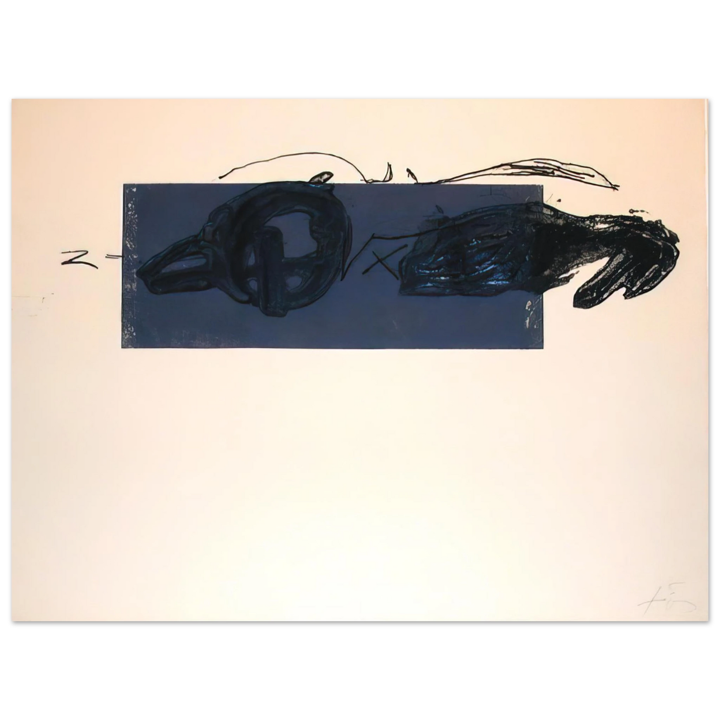 Antoni Tapies - Z 1981 75x100 cm / 30x40inches Fine Art Poster