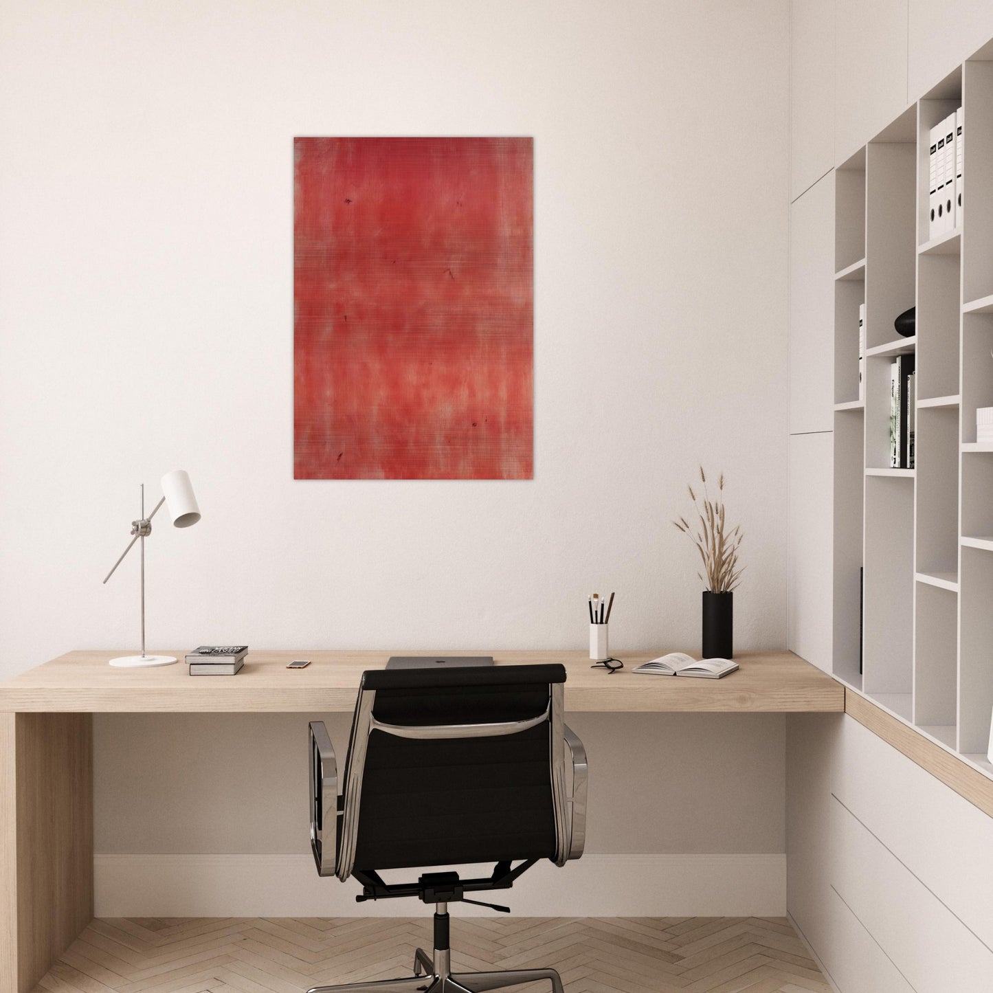 Avondrood evening Glow - 1992 - Raoul De Keyser Brushed Aluminum Print - 70x100 cm / 28x40 inches | Raoul De Keyser Aluminum Print | Raoul De Keyser Prints