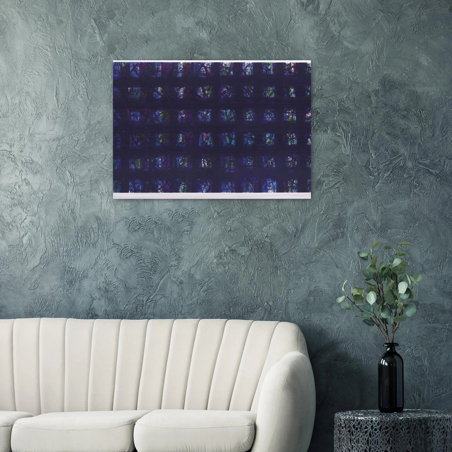 La Notte - Sam Francis Brushed Aluminum Print - 70x100 cm / 28x40 inches | Sam Francis Aluminum Print | Sam Francis Prints