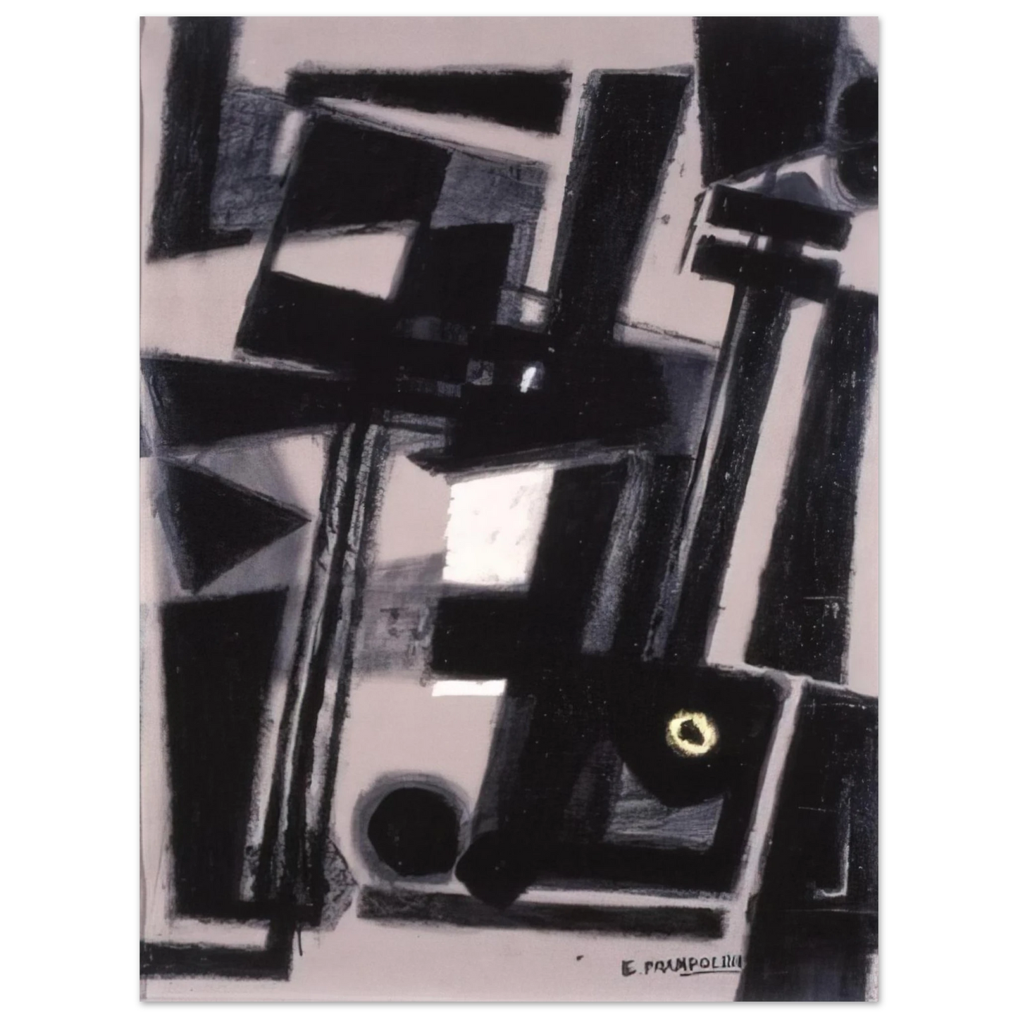 Enrico Prampolini - COMPOSITION 75x100 cm / 30x40inches Fine Art Poster