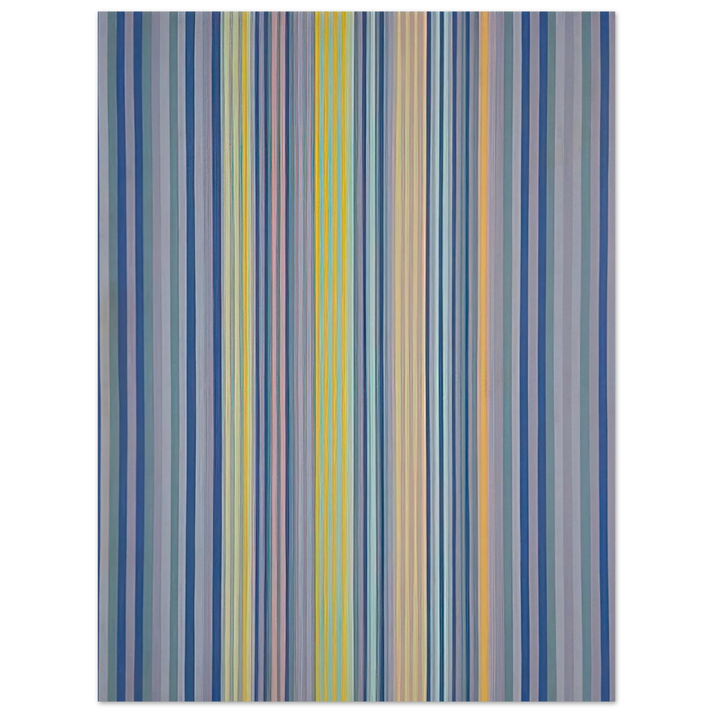 Gene Davis - Midnight Watch - 1976 75x100 cm / 30x40inches Fine Art Poster