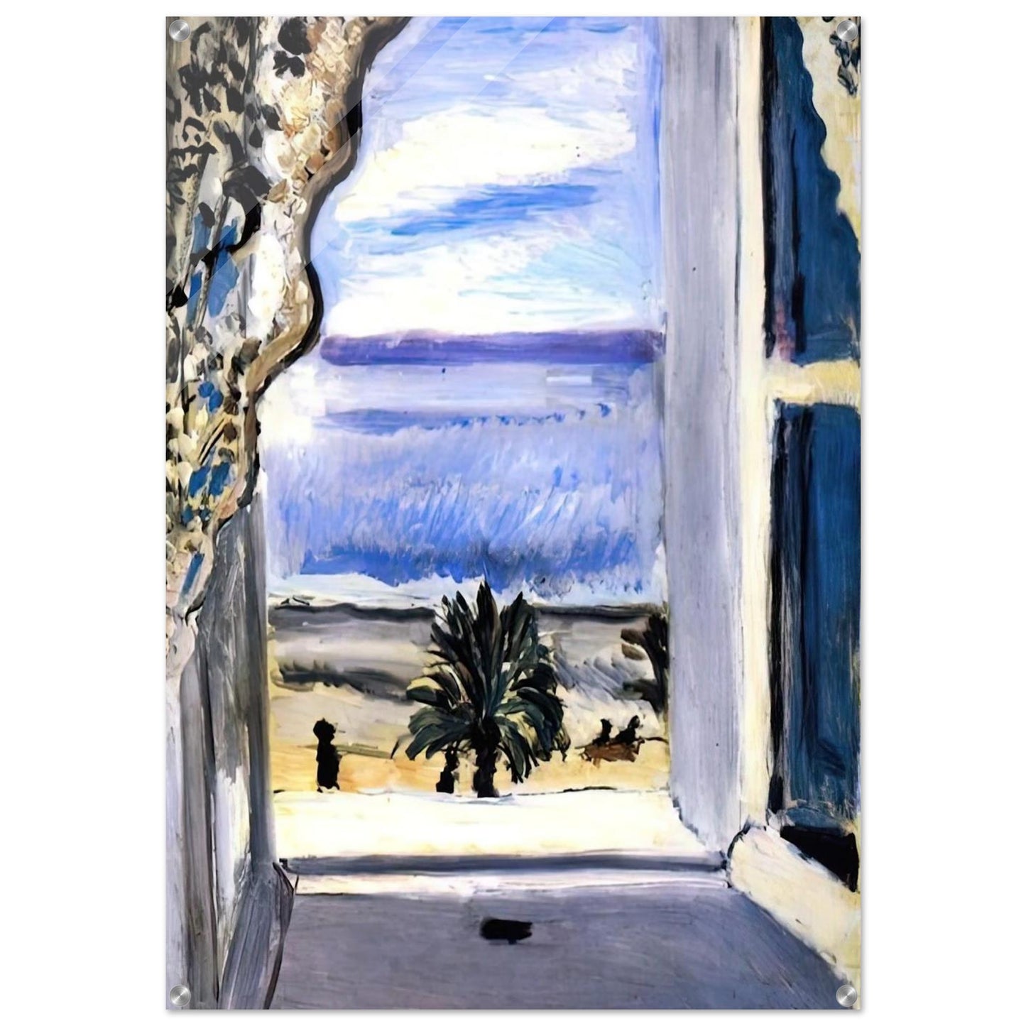 THE OPEN WINDOW 1918 - Henri Matisse Acrylic Print - 70x100 cm / 28x40″ inches | Henri Matisse Wall Art | Henri Matisse Prints