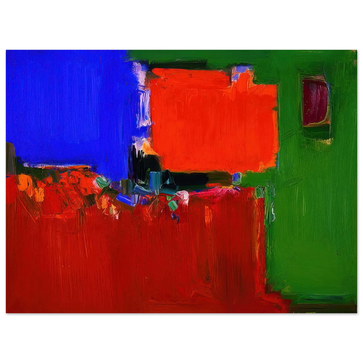 Hans Hofmann - Indian Summer 75x100 cm / 30x40inches Fine Art Poster