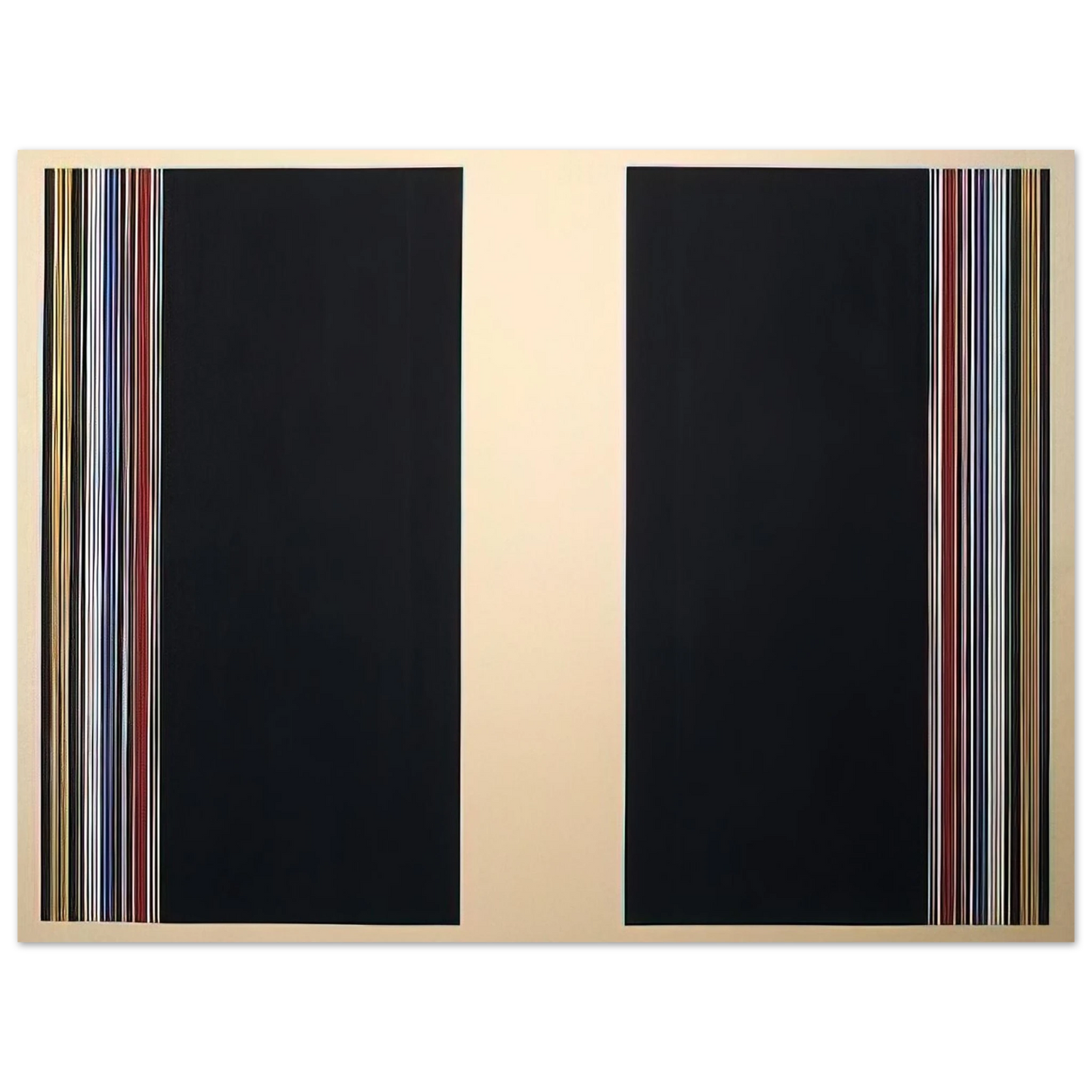 Gene Davis - Untitled - 1985 75x100 cm / 30x40inches Fine Art Poster