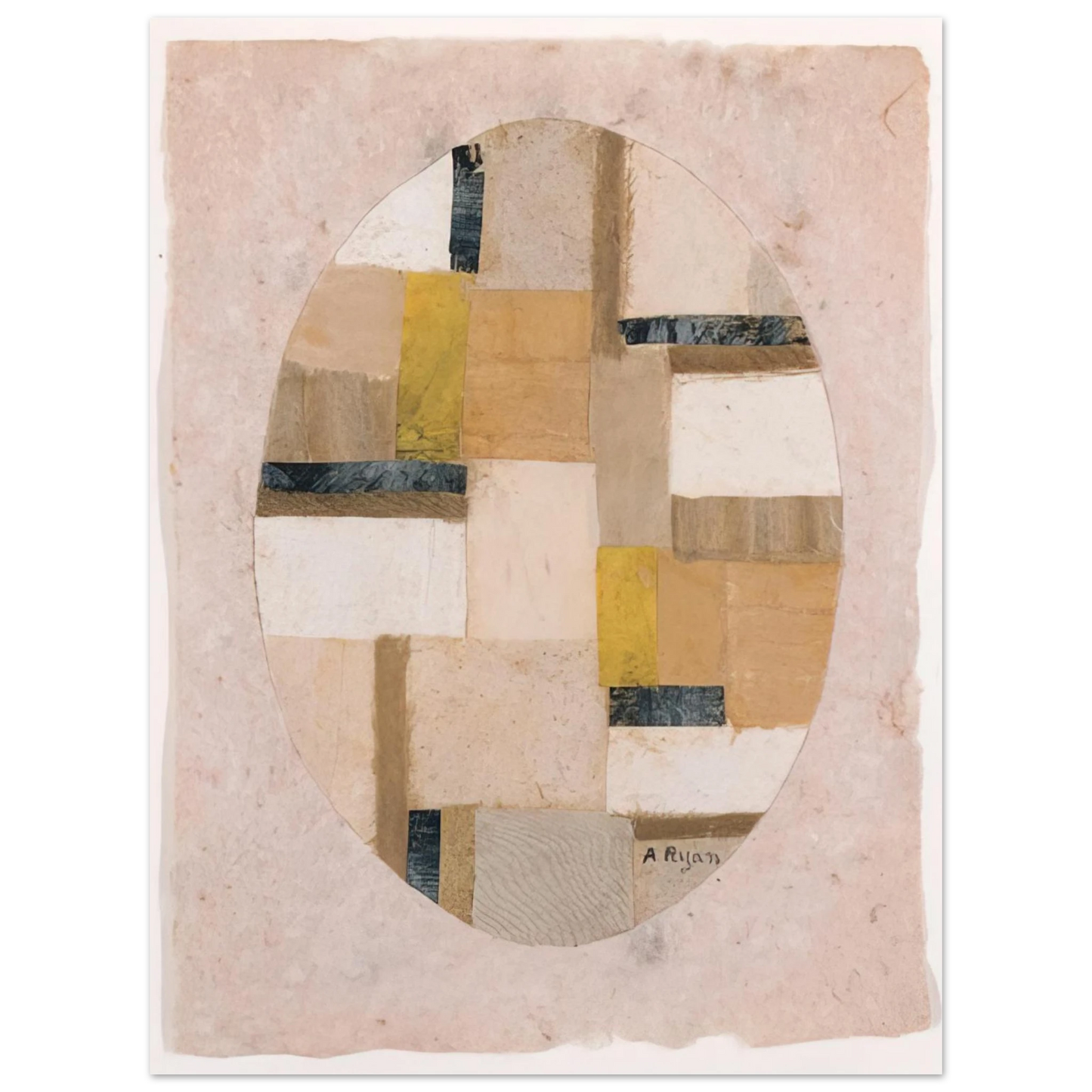 Anne Ryan - Number 456 - Abstract Expressionism 75x100 cm / 30x40inches Fine Art Poster