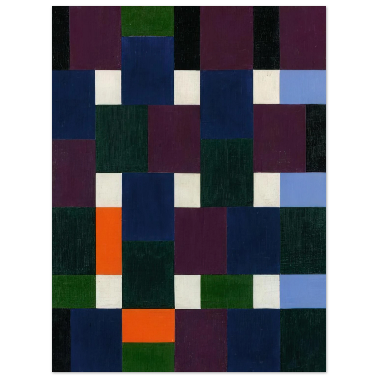Max Bill - Eight Colour Groups - 1947 75x100 cm / 30x40inches Fine Art Poster