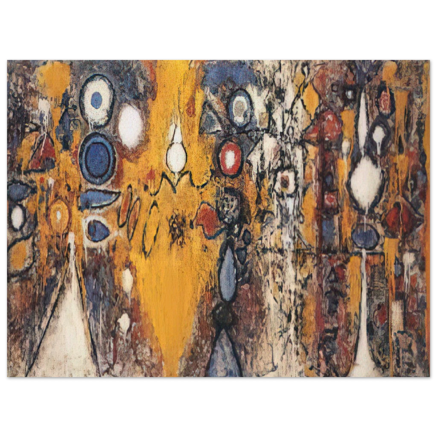 Richard Pousette-Dart - Number 1 - 1951 75x100 cm / 30x40inches Fine Art Poster