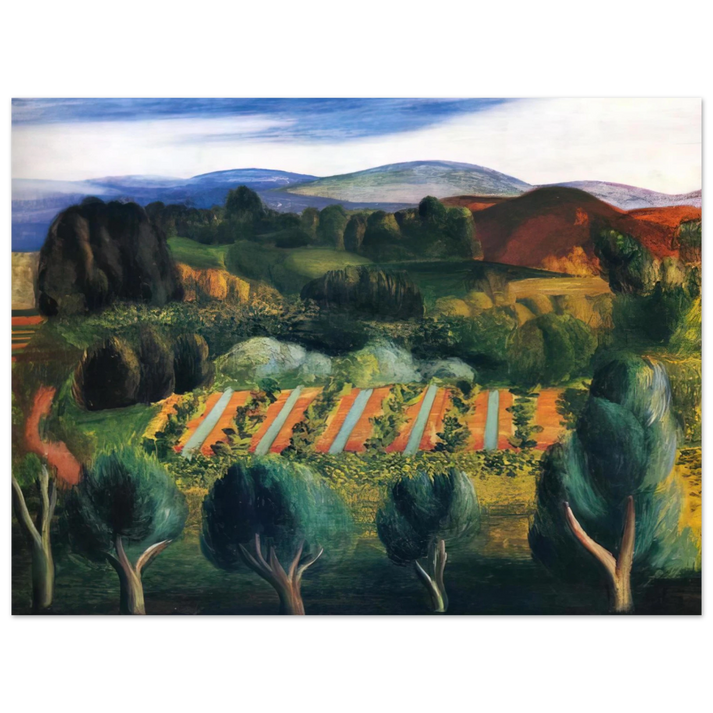 Moise Kisling - PROVENCE LANDSCAPE 1918 75x100 cm / 30x40inches Fine Art Poster