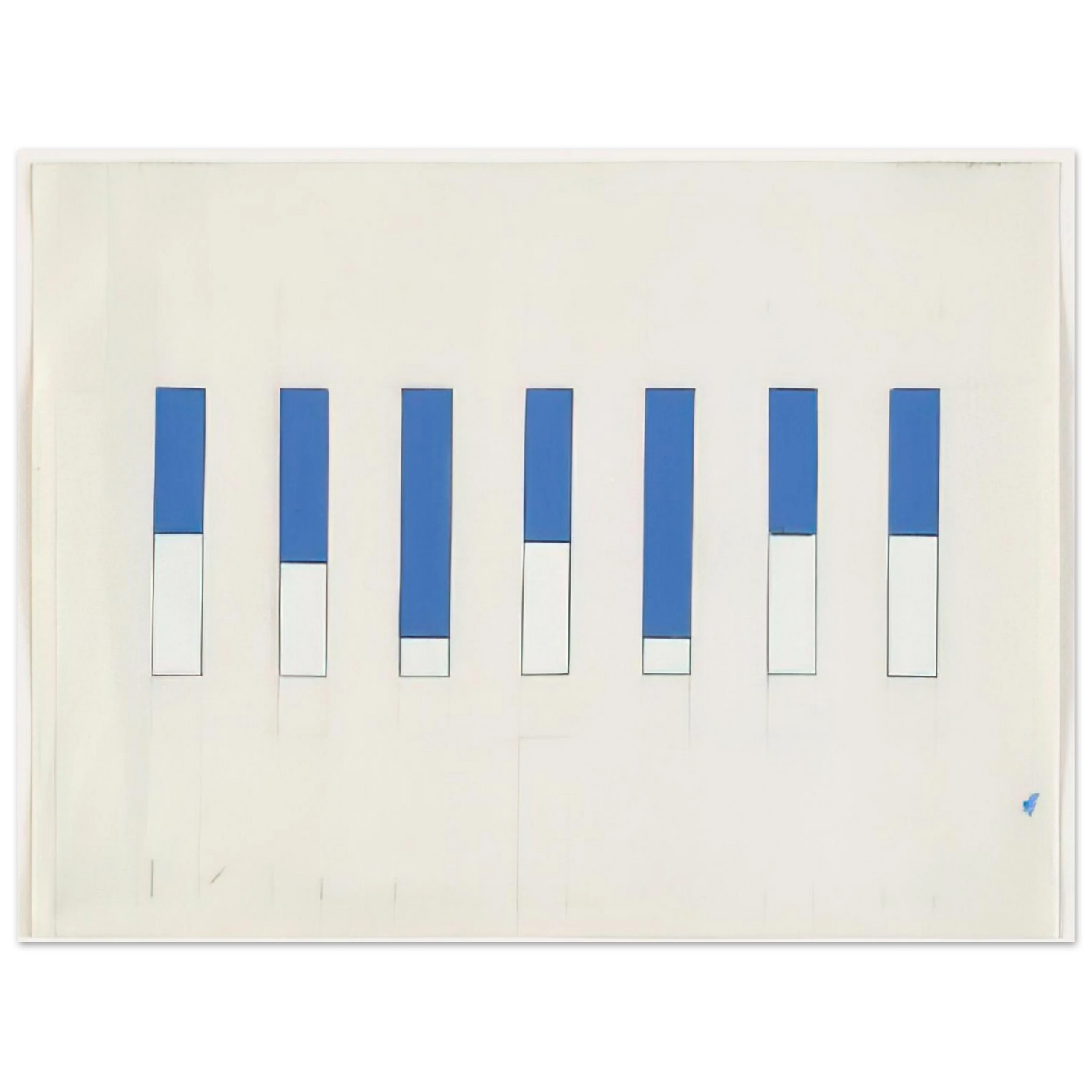 Ellsworth Kelly - Awnings, Avenue Matignon 75x100 cm / 30x40inches Fine Art Poster