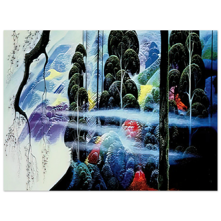 Eyvind Earle - Along the Coast 75x100 cm / 30x40inches Fine Art Poster