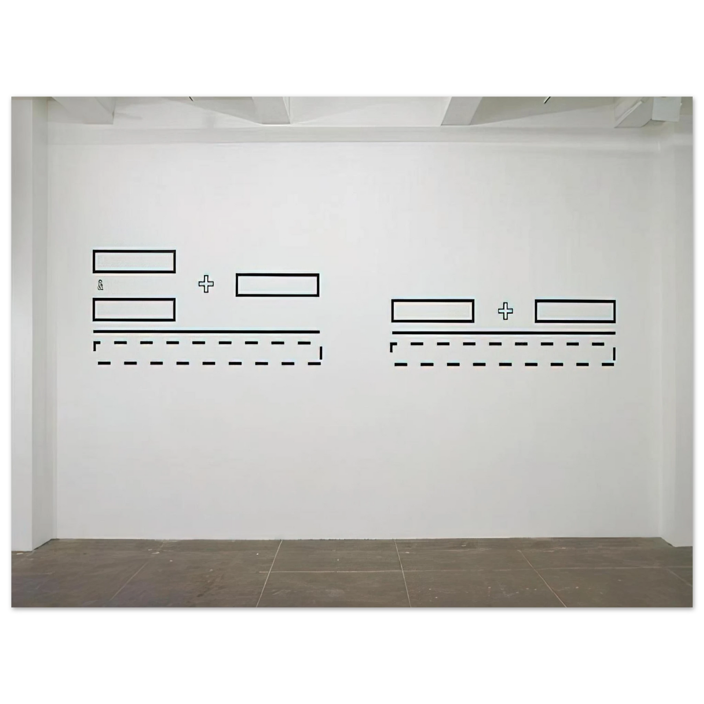 Lawrence Weiner - Untitled - 1991 75x100 cm / 30x40inches Fine Art Poster