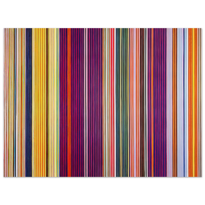Gene Davis - Dr. Peppercorn - 1967 75x100 cm / 30x40inches Fine Art Poster