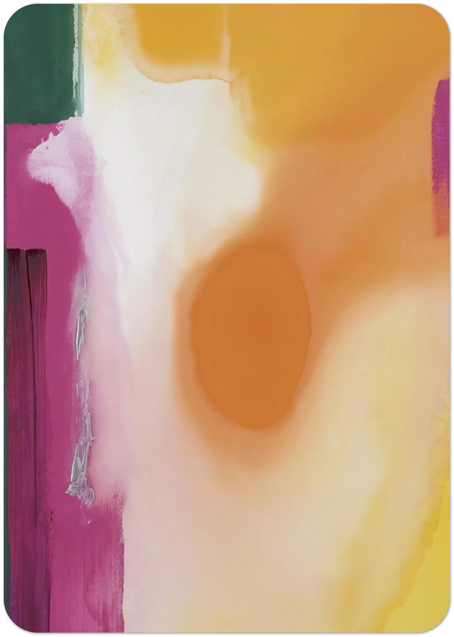 Bullseye - 1989 By Helen Frankenthaler Pack of 10 Post Cards | Helen Frankenthaler Post Cards | A6 (10.5 x 14.8 cm) - 4.1 x 5.8 inches