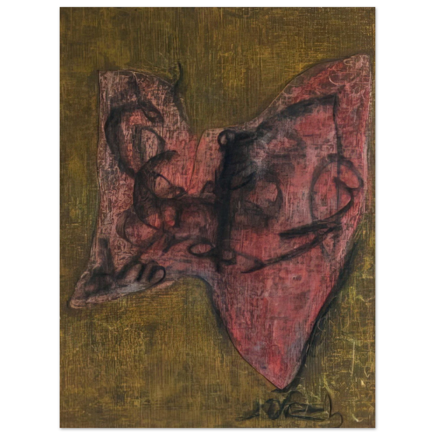 Lucio Fontana - Concept Spatiale - 1958 75x100 cm / 30x40inches Fine Art Poster