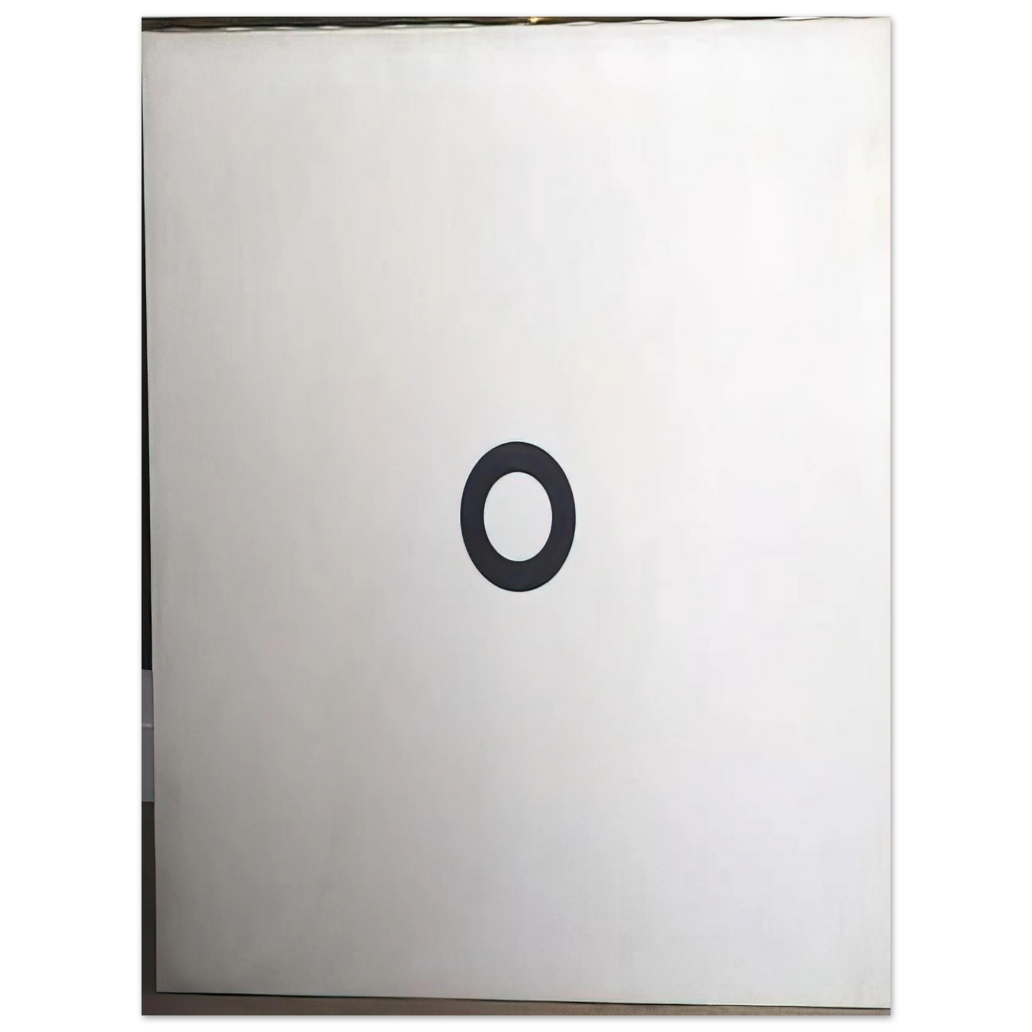 Daniel Buren - Cercle noir sur fond blanc - 1967 75x100 cm / 30x40inches Fine Art Poster