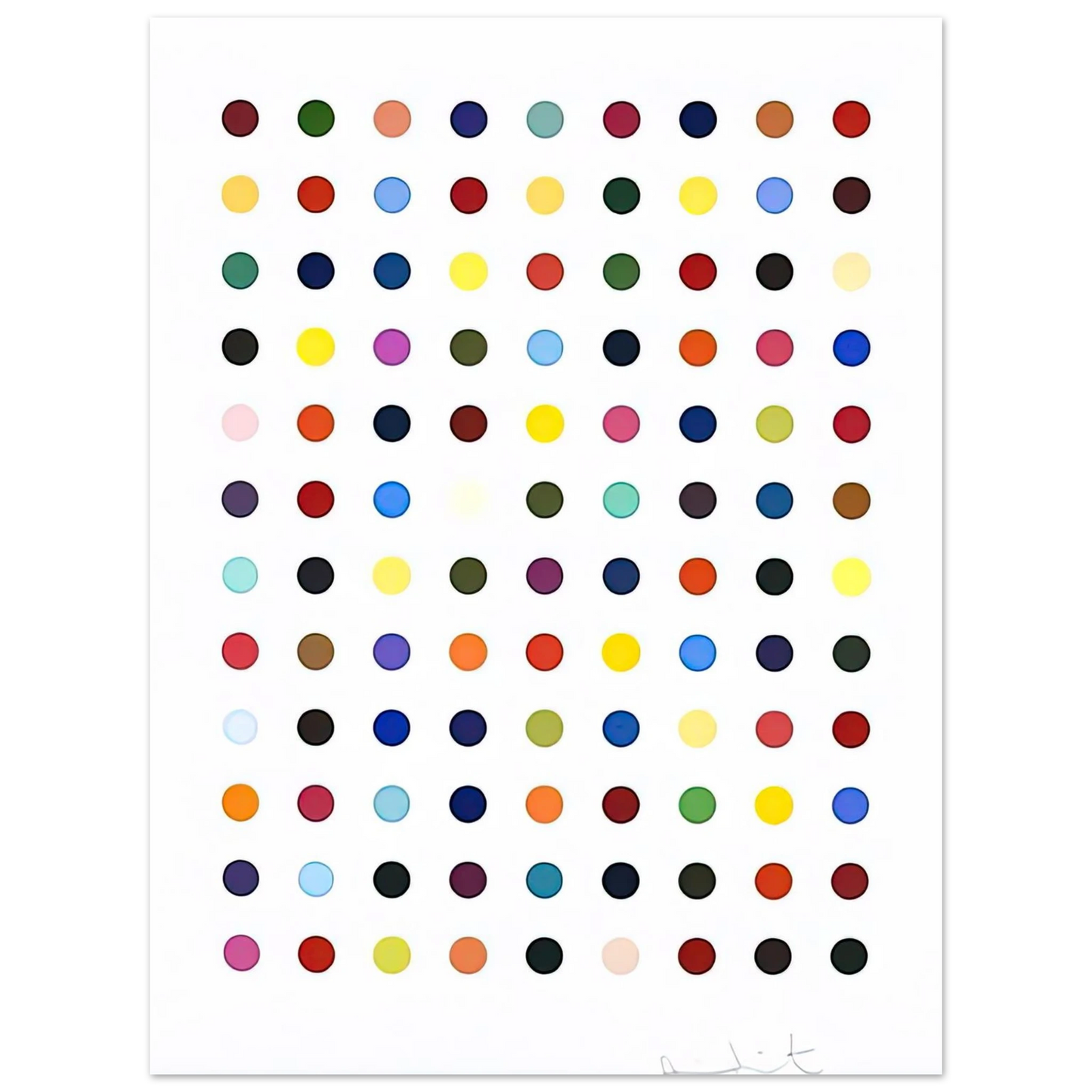 Damien Hirst - FLUMEQUINE 75x100 cm / 30x40inches Fine Art Poster