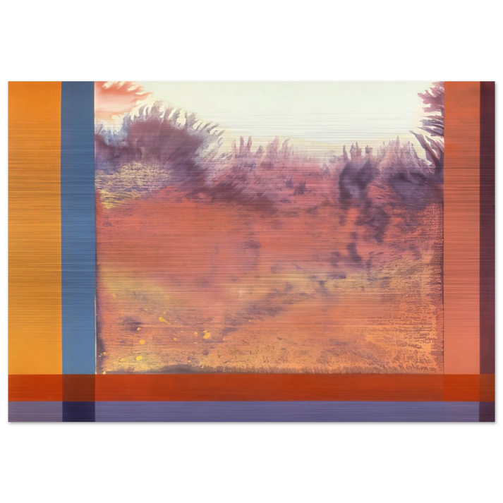 Jacob In The Wilderness - 1986 - Ronnie Landfield Brushed Aluminum Print - 70x100 cm / 28x40 inches | Ronnie Landfield Aluminum Print | Ronnie Landfield Prints