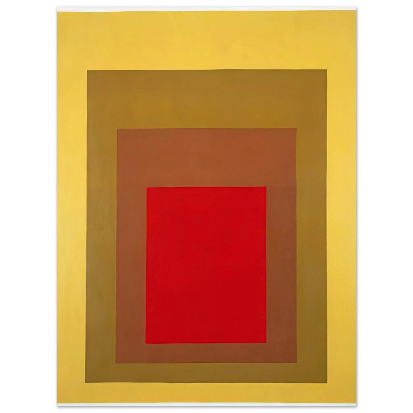 Josef Albers - HOMAGE TO THE SQUARE 1967 1 75x100 cm / 30x40inches Fine Art Poster