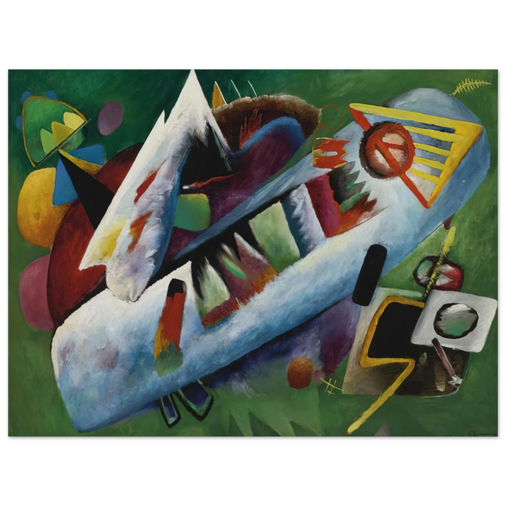 Rudolf Bauer - CONCENTRIC 1925 75x100 cm / 30x40inches Fine Art Poster