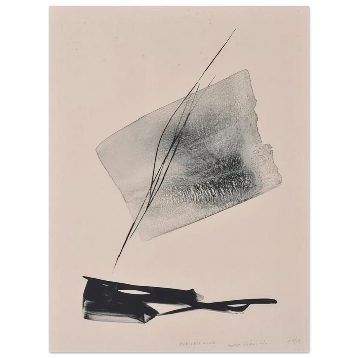 Toko Shinoda - Arrived Wind - Abstract Expressionism 75x100 cm / 30x40inches Fine Art Poster