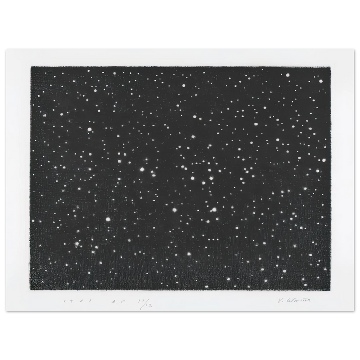 Vija Celmins - MOUNT HOLYOKE 1987 75x100 cm / 30x40inches Fine Art Poster