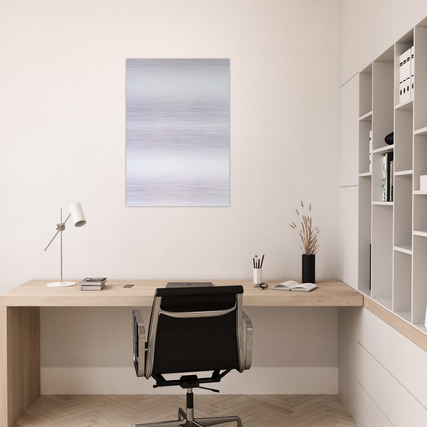 The Big N - Al Held Brushed Aluminum Print - 70x100 cm / 28x40 inches | Al Held Aluminum Print | Al Held Prints