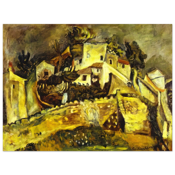 Chaim Soutine - LANDSCAPE AT CAGNES 75x100 cm / 30x40inches Fine Art Poster