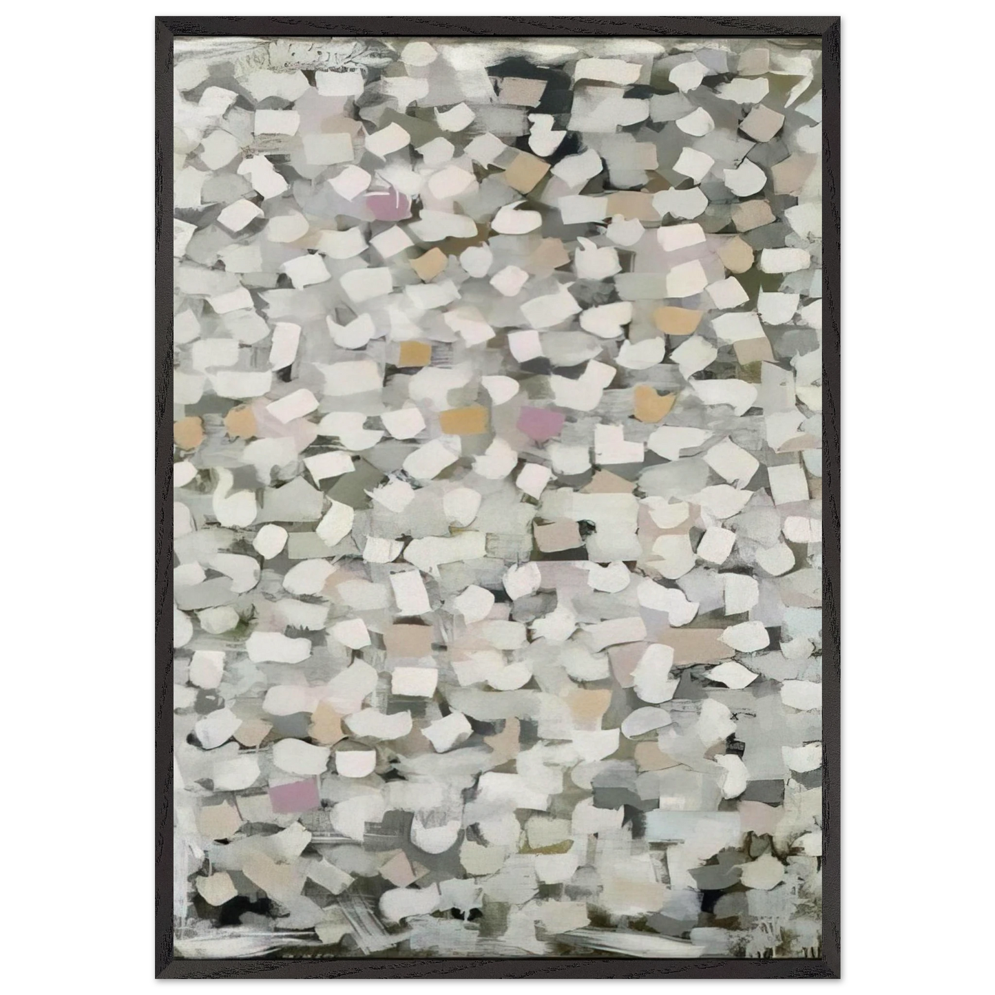 Number 1 - 1952 - Bradley Walker Tomlin 70x100 cm / 28x40 inches Framed Art Print – Black Wooden Frame