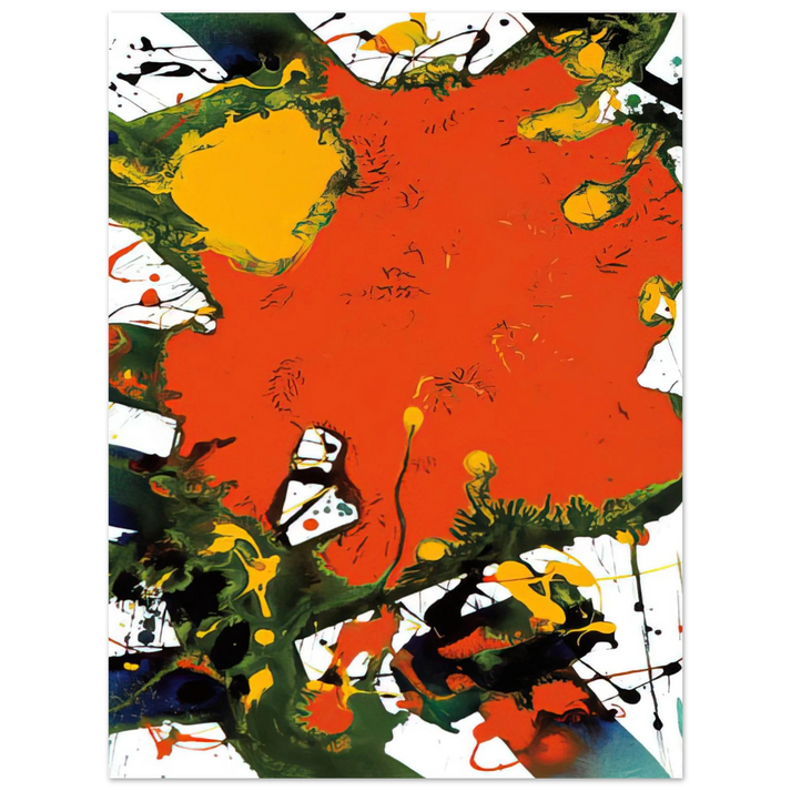 Sam Francis - Untitled SFP94-127 SFF 1797 75x100 cm / 30x40inches Fine Art Poster