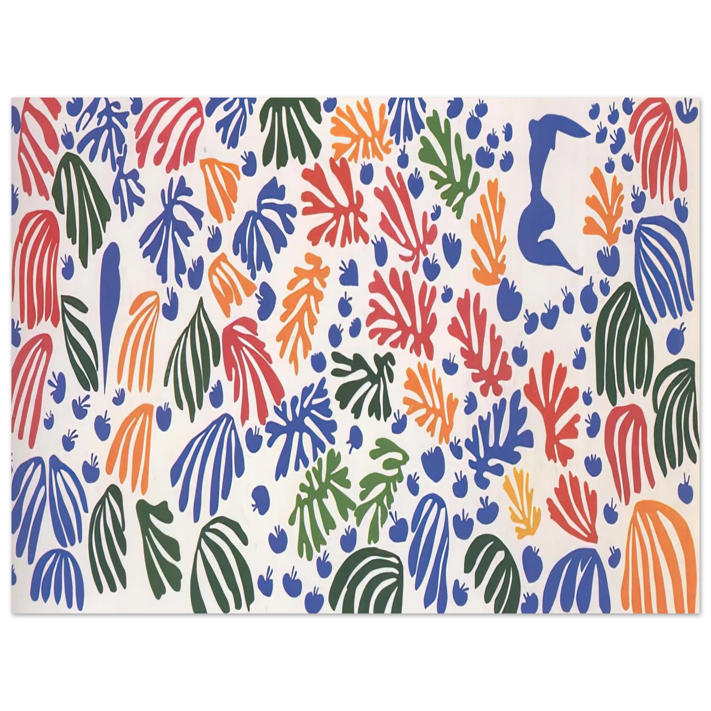 Henri Matisse - LA PERRUCHE ET LA SIRENE 1952 75x100 cm / 30x40inches Fine Art Poster