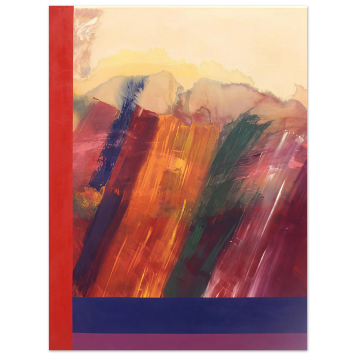 Ronnie Landfield - Garden of Delight - 1971 75x100 cm / 30x40inches Fine Art Poster