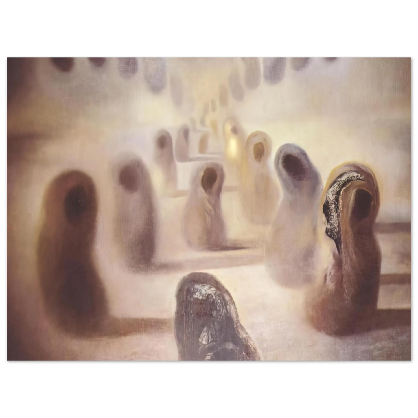 Salvador Dali - DESOXYRIBONUCLEIC ACID ARABS 75x100 cm / 30x40inches Fine Art Poster