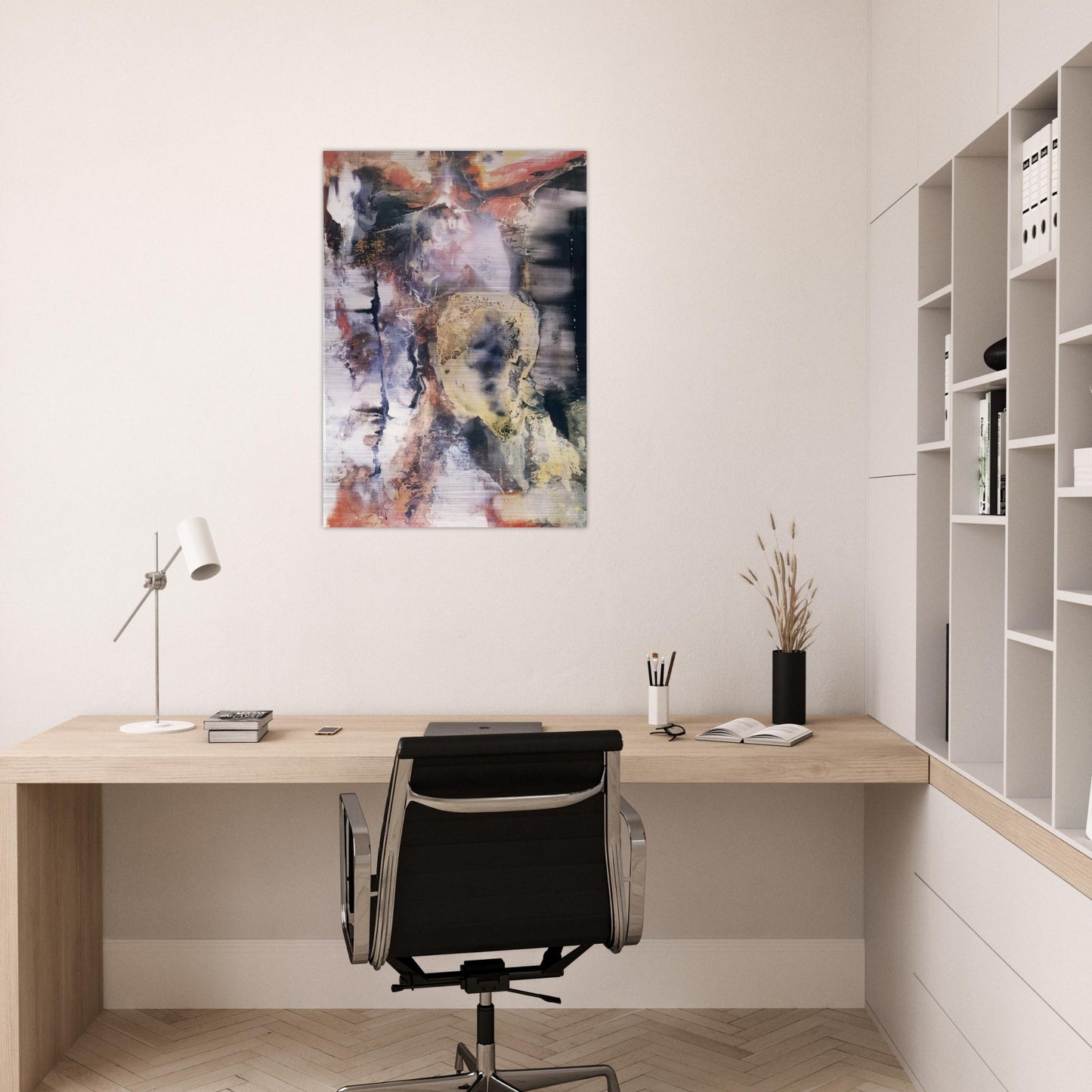 The Archer - Paul Jenkins Brushed Aluminum Print - 70x100 cm / 28x40 inches | Paul Jenkins Aluminum Print | Paul Jenkins Prints