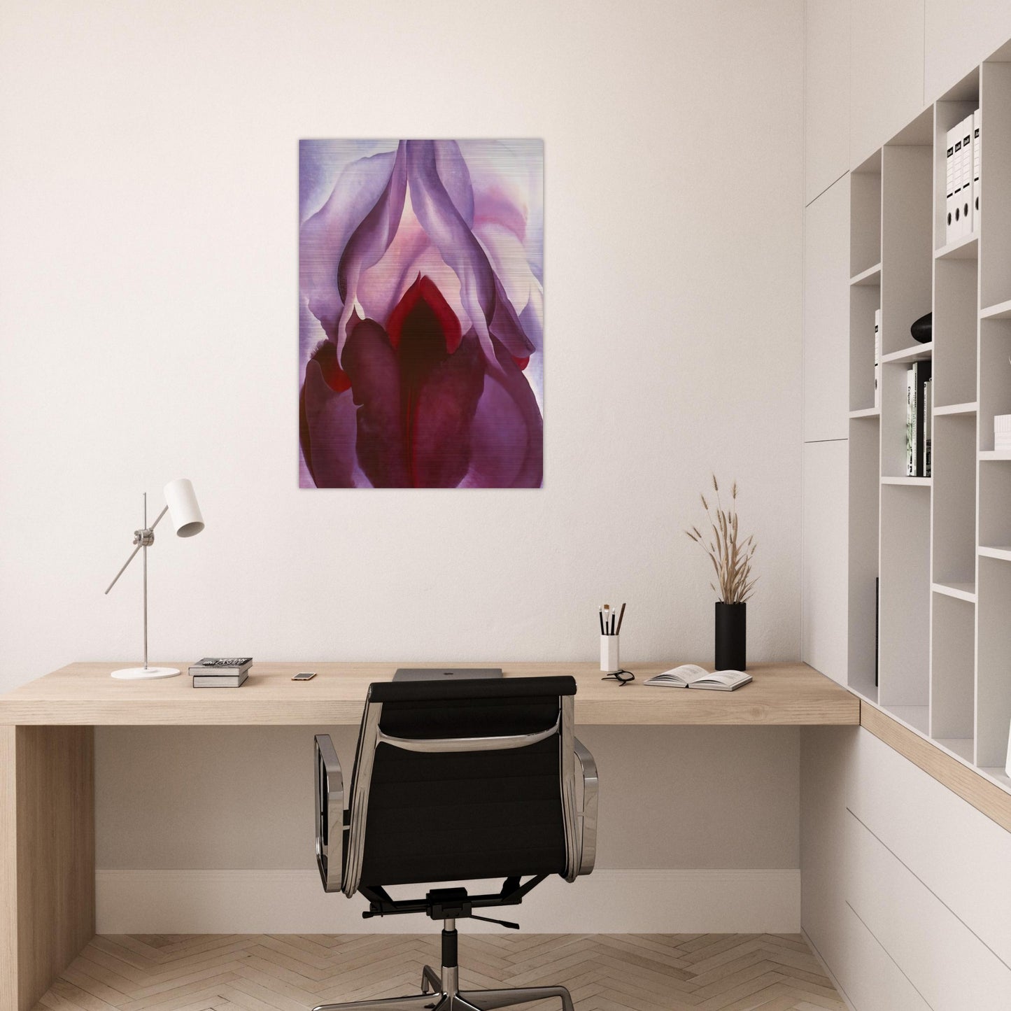 Flower of Life II - Georgia O'Keeffe Brushed Aluminum Print - 70x100 cm / 28x40 inches | Georgia O'Keeffe Aluminum Print | Georgia O'Keeffe Prints